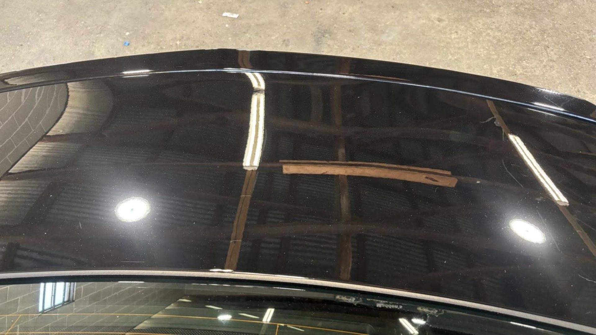 black mercedes after